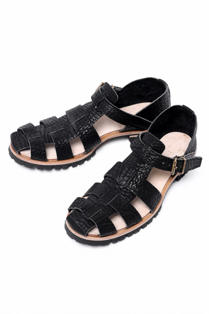 ierib Gurkha Sandals / Kesennuma Shark (BLACK) - Image 4
