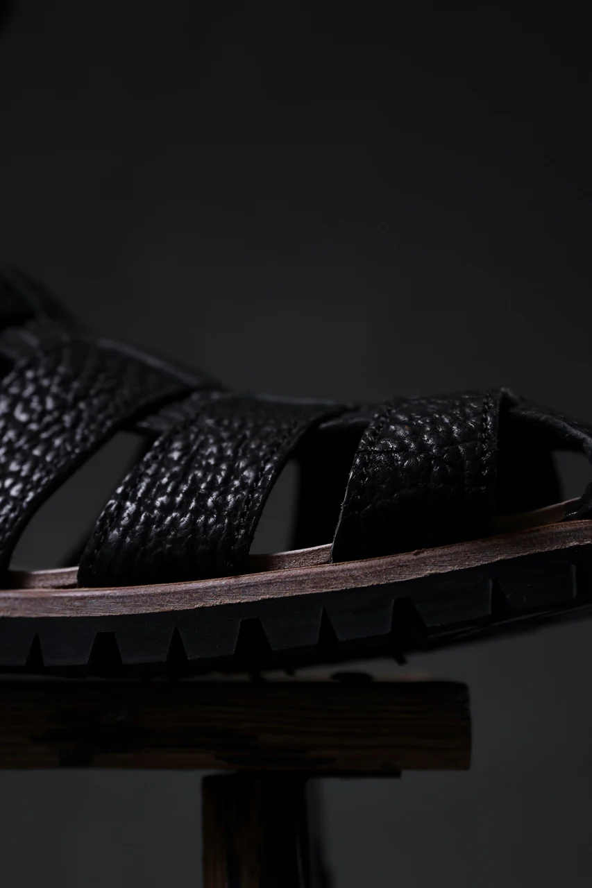 ierib Gurkha Sandals / Kesennuma Shark (BLACK) - Image 42