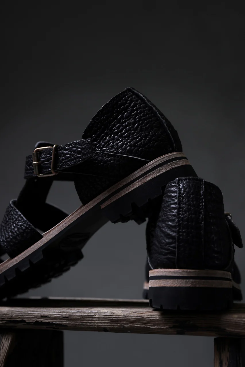ierib Gurkha Sandals / Kesennuma Shark (BLACK) - Image 43