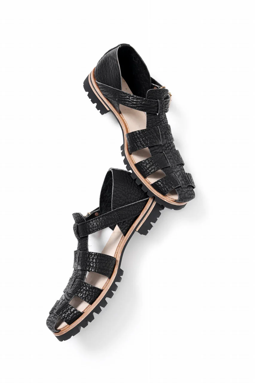 ierib Gurkha Sandals / Kesennuma Shark (BLACK) - Image 5