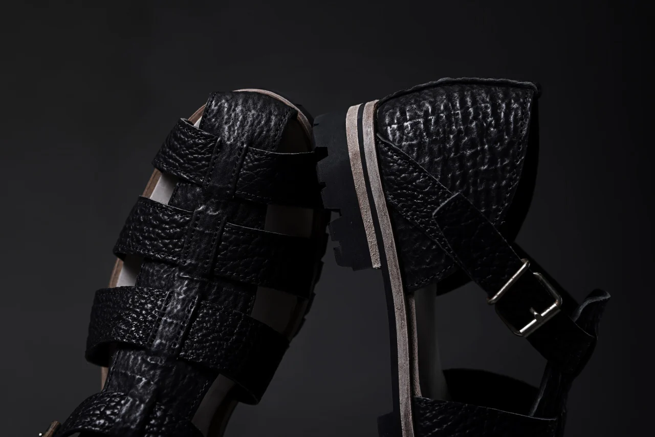 ierib Gurkha Sandals / Kesennuma Shark (BLACK) - Image 57