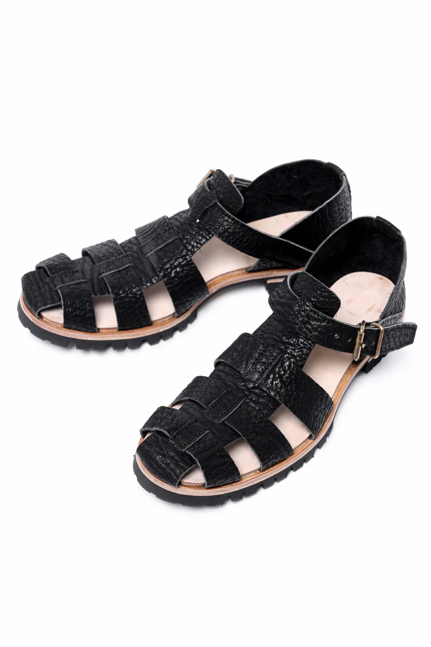 ierib gurkha shoes / kesennuma Shark (BLACK)