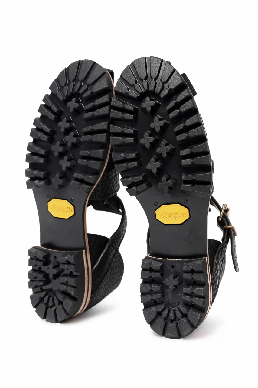 ierib gurkha shoes / kesennuma Shark (BLACK) - Image 11