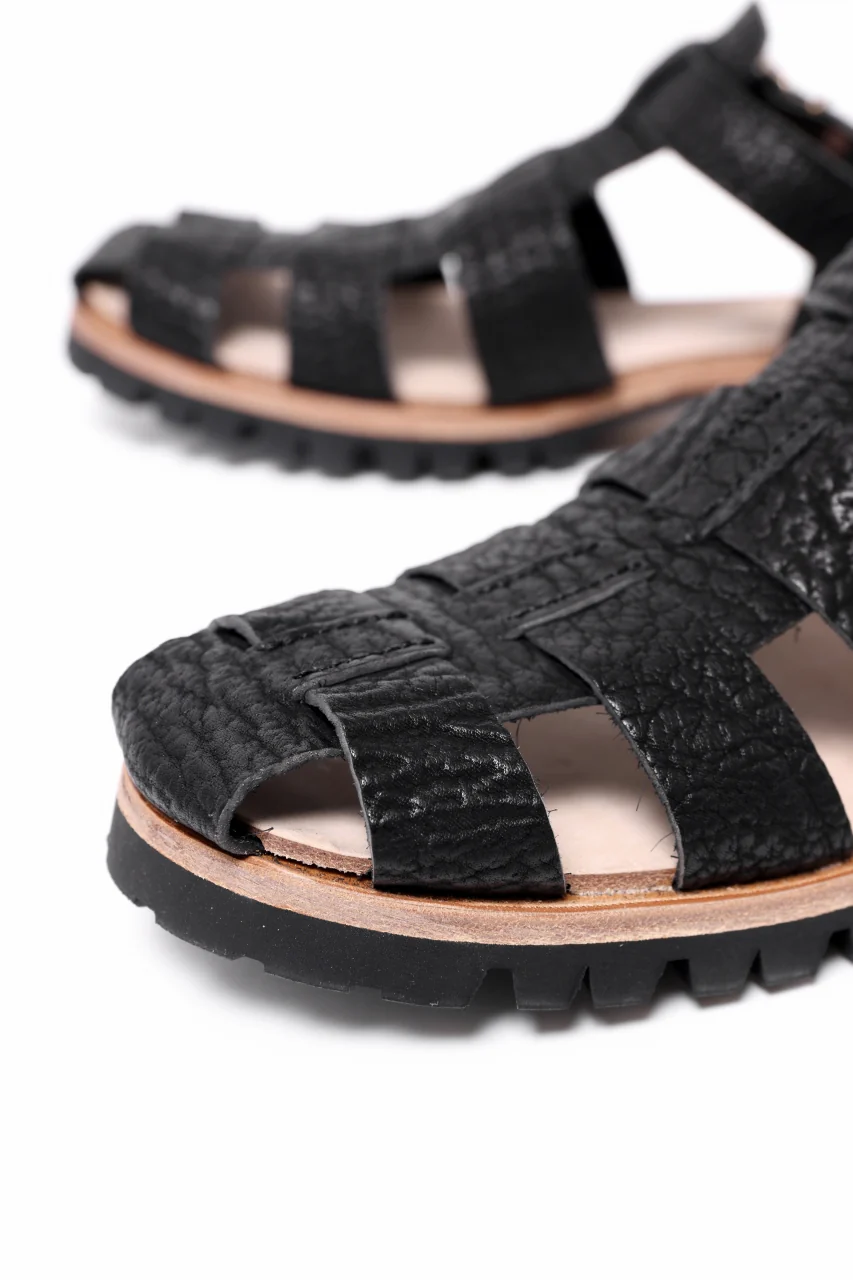 ierib gurkha shoes / kesennuma Shark (BLACK) - Image 18