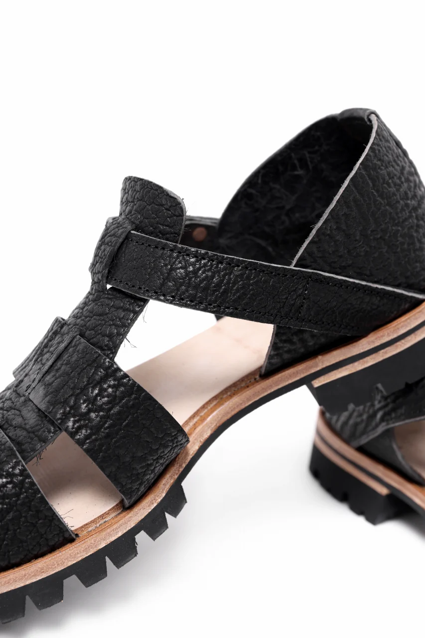 ierib gurkha shoes / kesennuma Shark (BLACK) - Image 20
