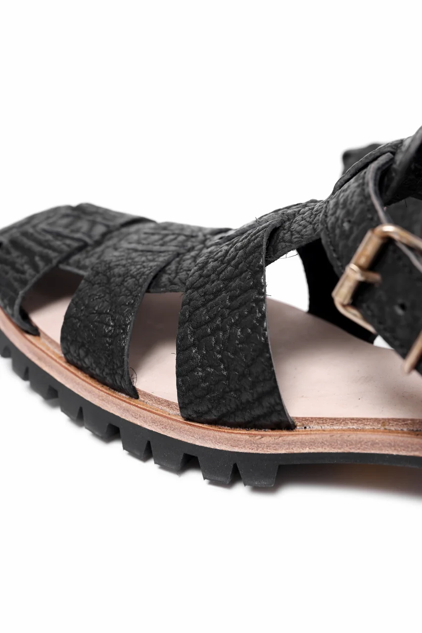 ierib gurkha shoes / kesennuma Shark (BLACK) - Image 21