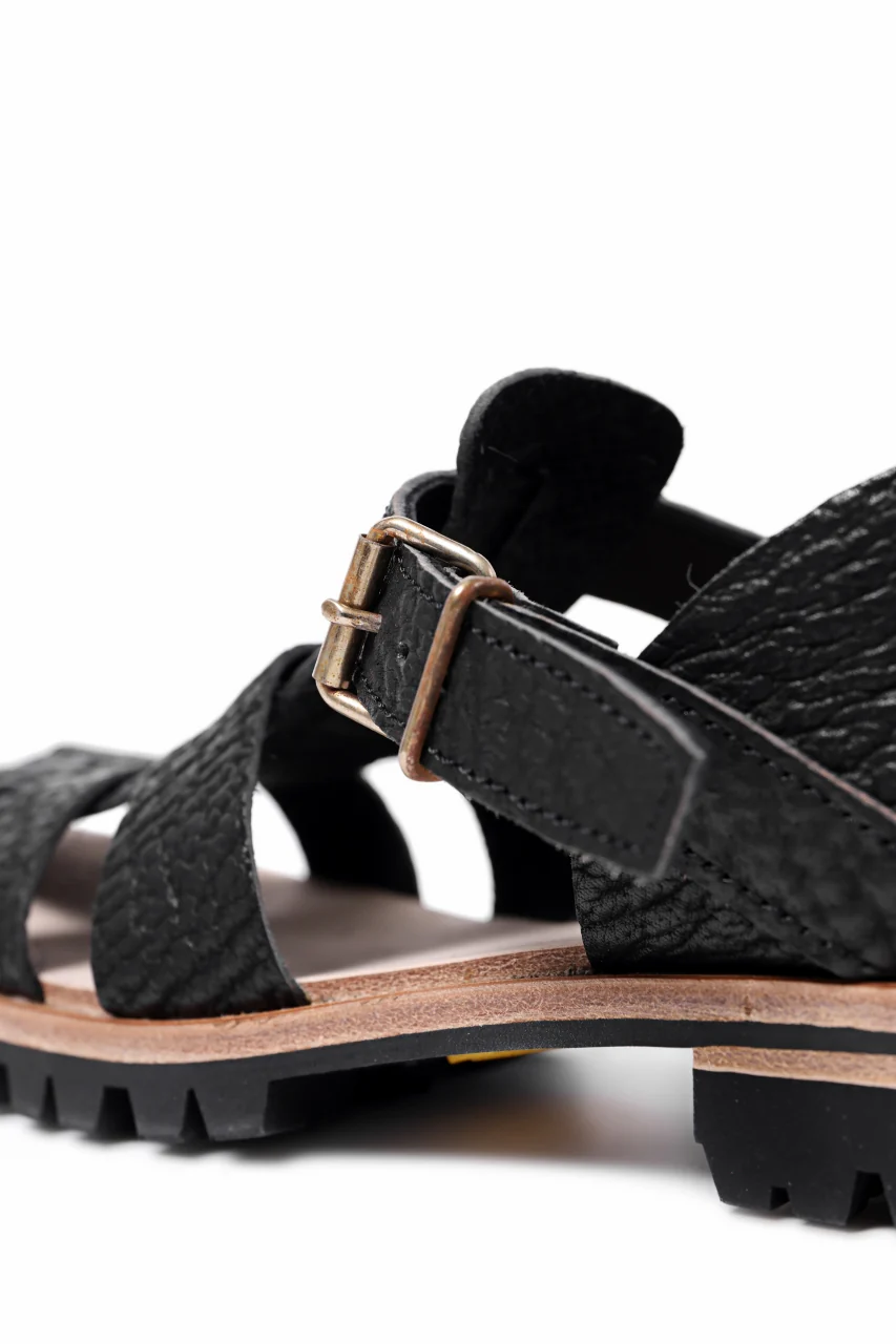 ierib gurkha shoes / kesennuma Shark (BLACK) - Image 22