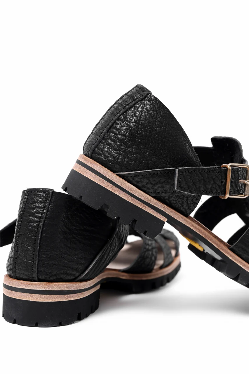 ierib gurkha shoes / kesennuma Shark (BLACK) - Image 24