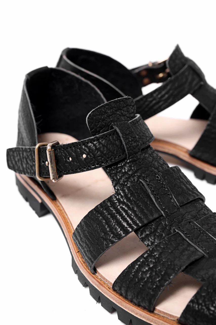 ierib gurkha shoes / kesennuma Shark (BLACK) - Image 25