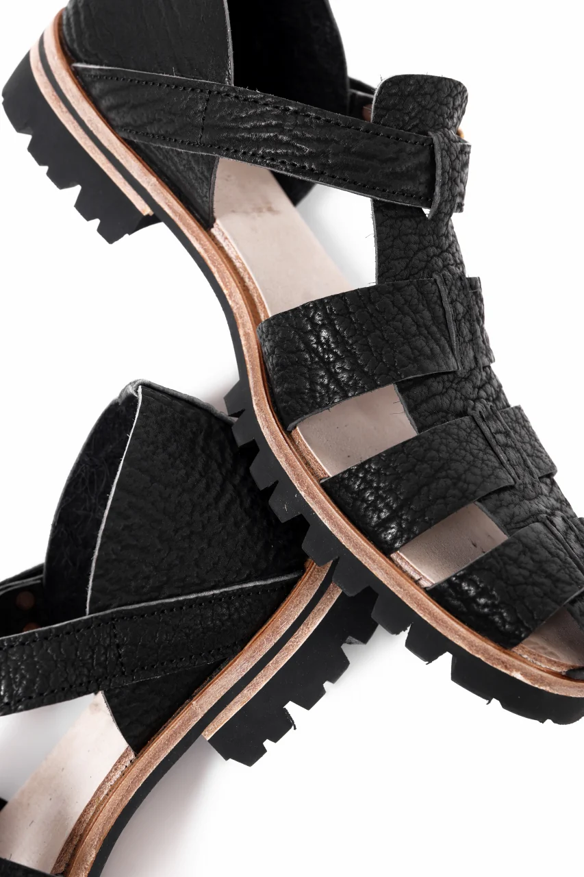 ierib gurkha shoes / kesennuma Shark (BLACK) - Image 27