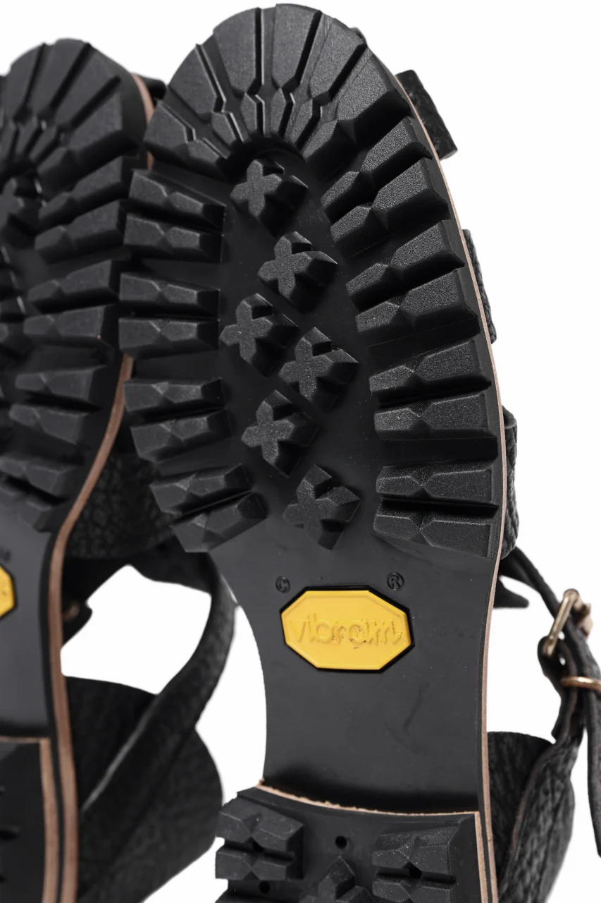 ierib gurkha shoes / kesennuma Shark (BLACK) - Image 28