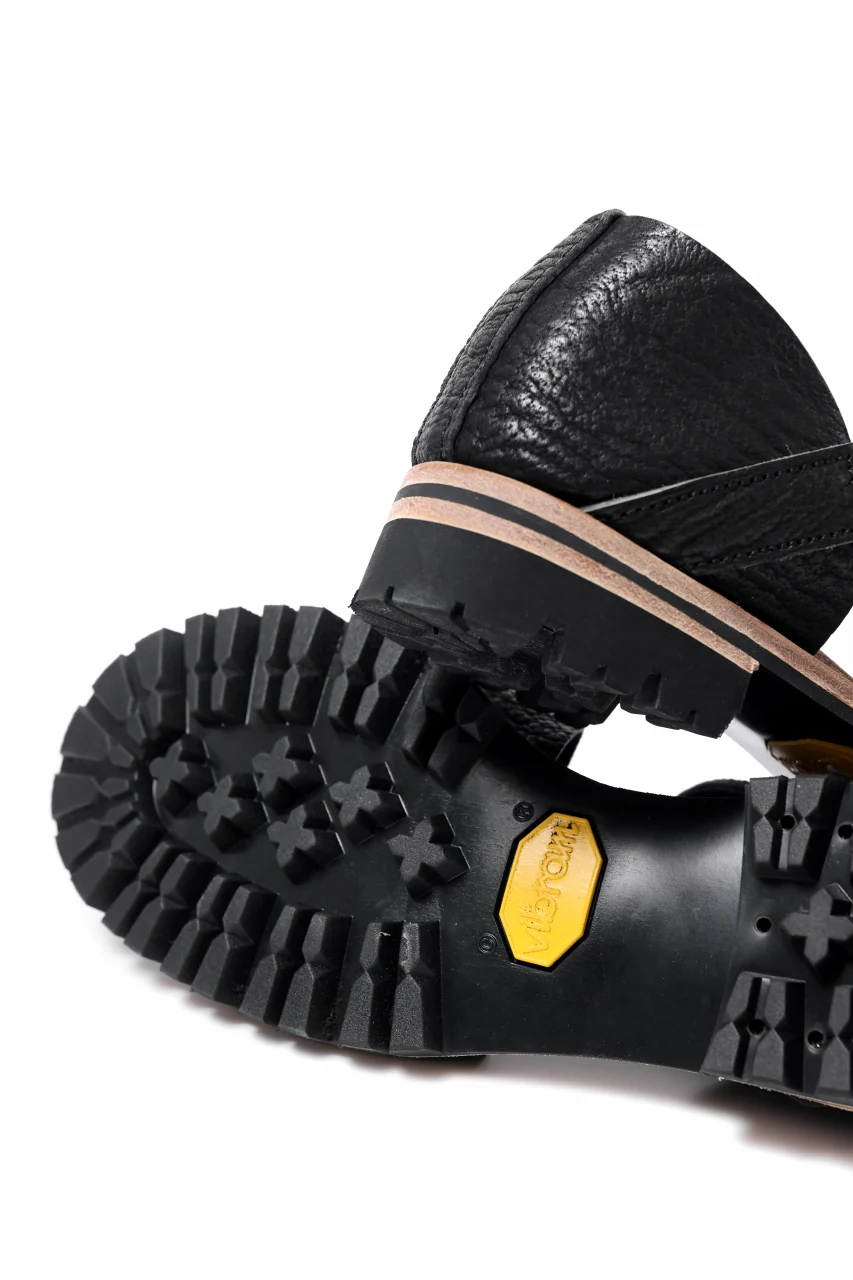 ierib gurkha shoes / kesennuma Shark (BLACK) - Image 30