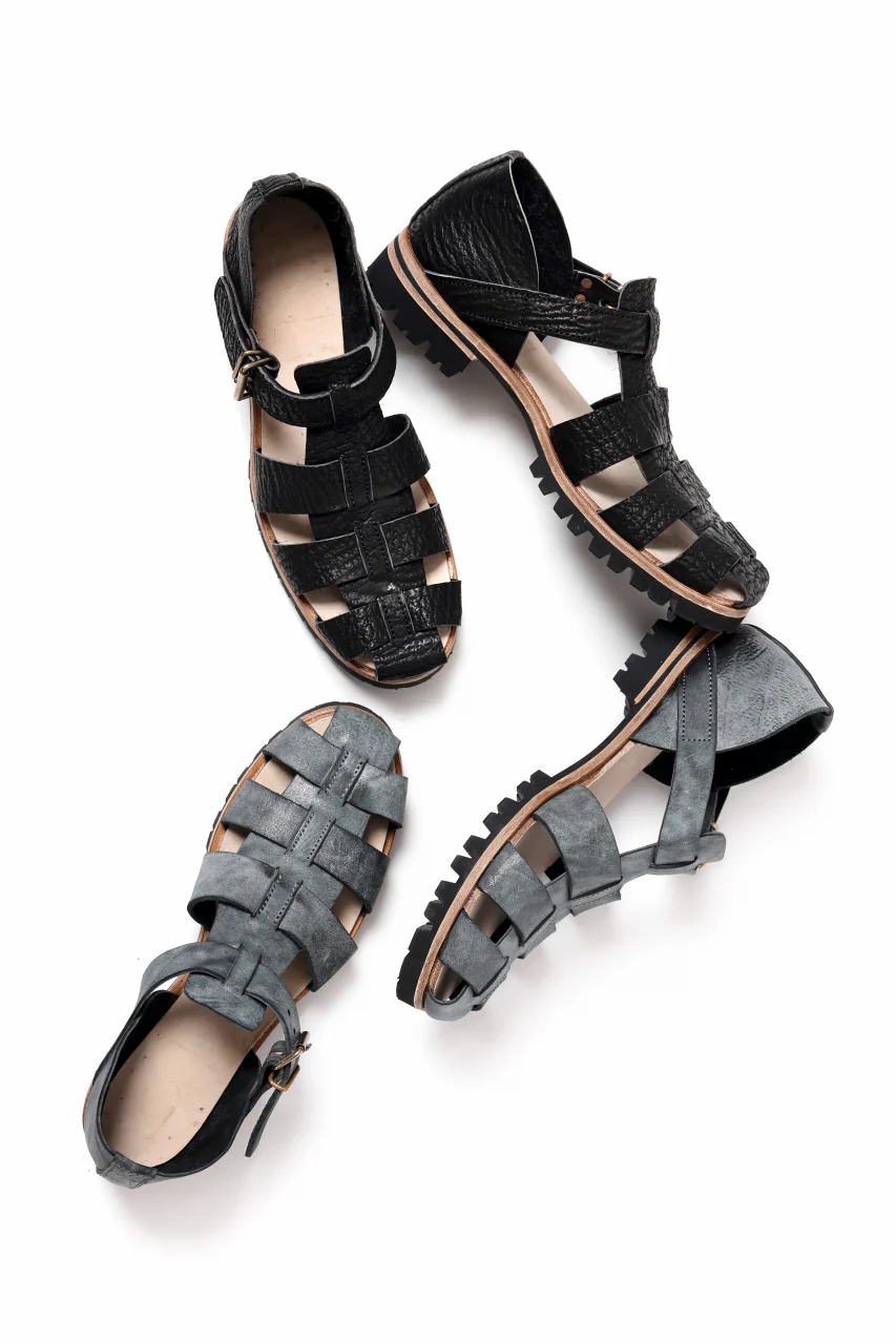 ierib gurkha shoes / kesennuma Shark (BLACK) - Image 31