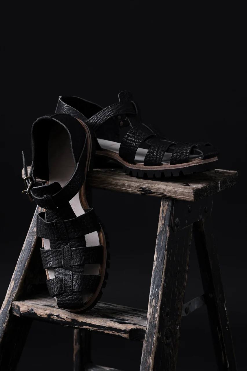 ierib gurkha shoes / kesennuma Shark (BLACK) - Image 39