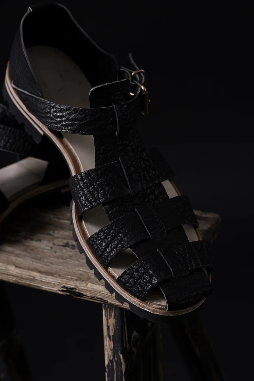 ierib gurkha shoes / kesennuma Shark (BLACK) - Image 43