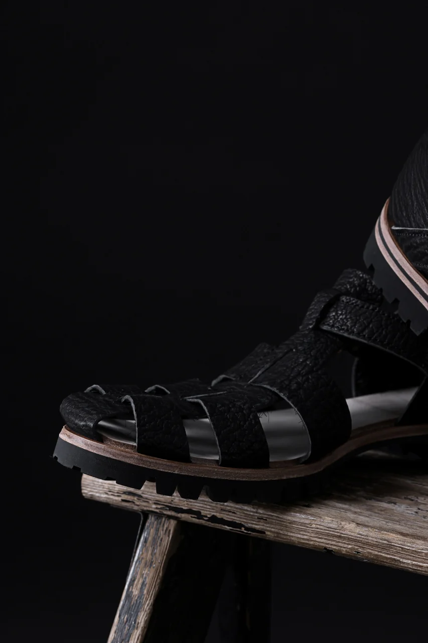 ierib gurkha shoes / kesennuma Shark (BLACK) - Image 44