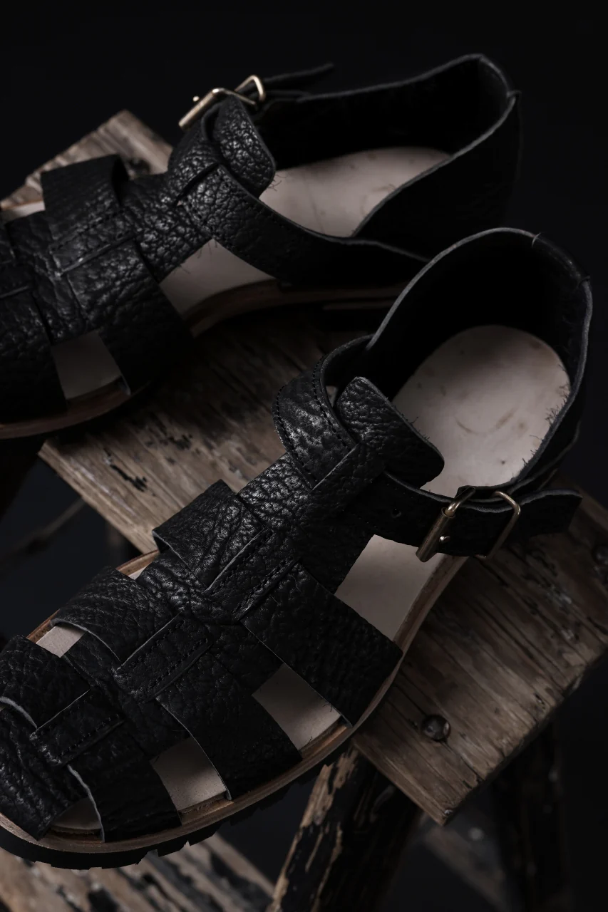 ierib gurkha shoes / kesennuma Shark (BLACK) - Image 45
