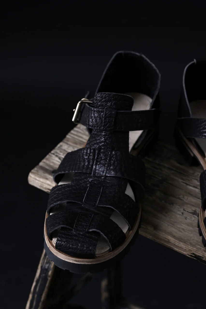 ierib gurkha shoes / kesennuma Shark (BLACK) - Image 46