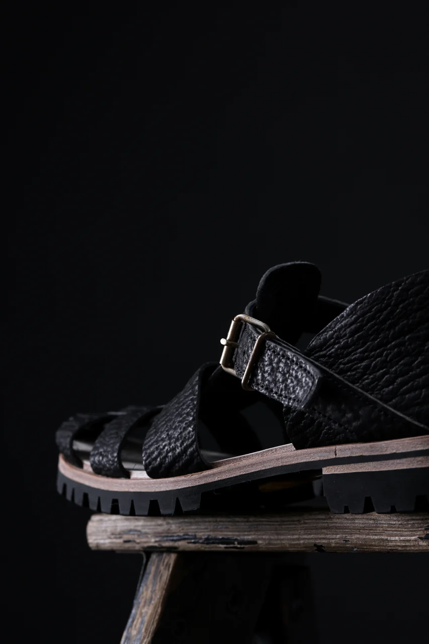 ierib gurkha shoes / kesennuma Shark (BLACK) - Image 47