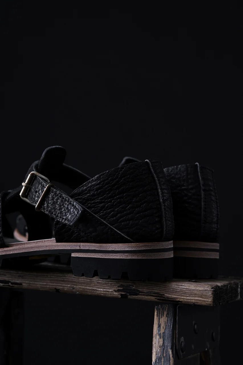 ierib gurkha shoes / kesennuma Shark (BLACK) - Image 48