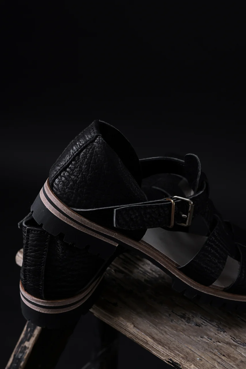 ierib gurkha shoes / kesennuma Shark (BLACK) - Image 49