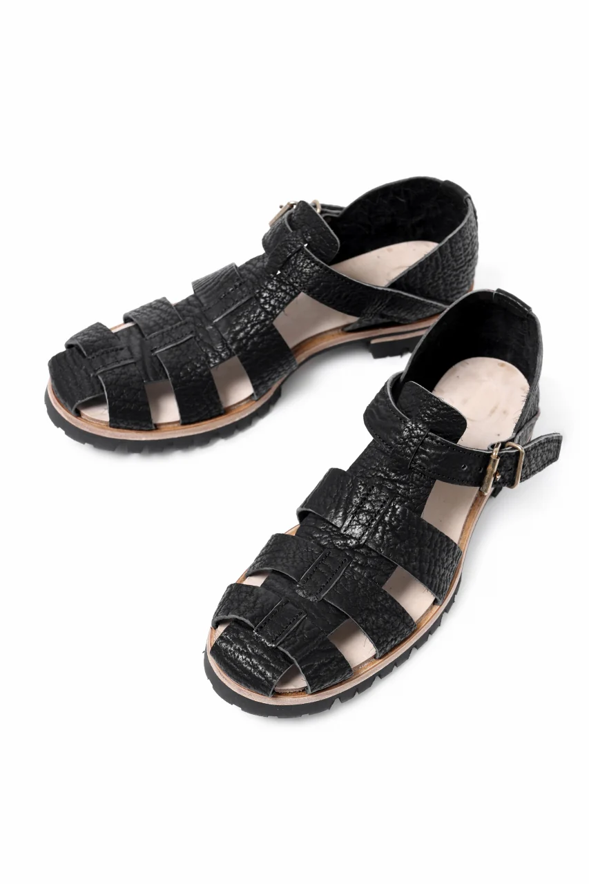 ierib gurkha shoes / kesennuma Shark (BLACK) - Image 5