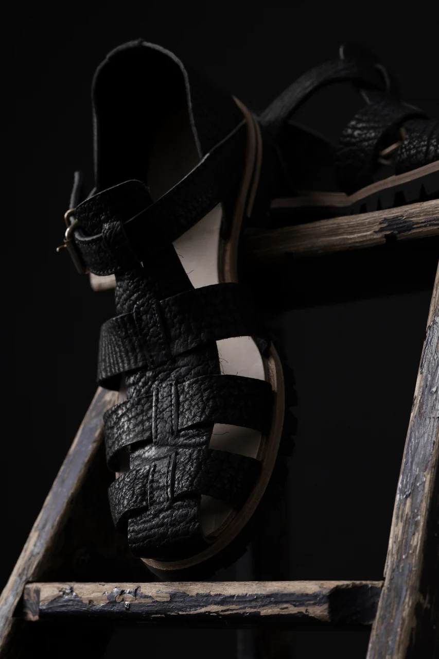 ierib gurkha shoes / kesennuma Shark (BLACK) - Image 50
