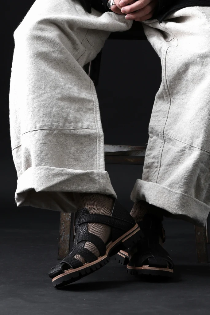 ierib gurkha shoes / kesennuma Shark (BLACK) - Image 52
