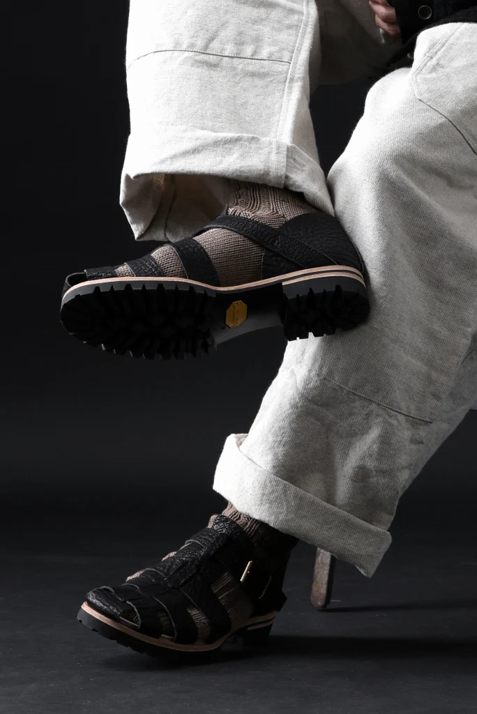 ierib gurkha shoes / kesennuma Shark (BLACK) - Image 53