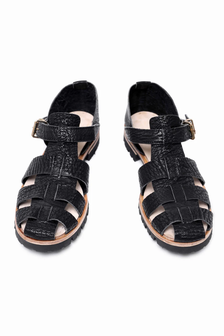 ierib gurkha shoes / kesennuma Shark (BLACK) - Image 6