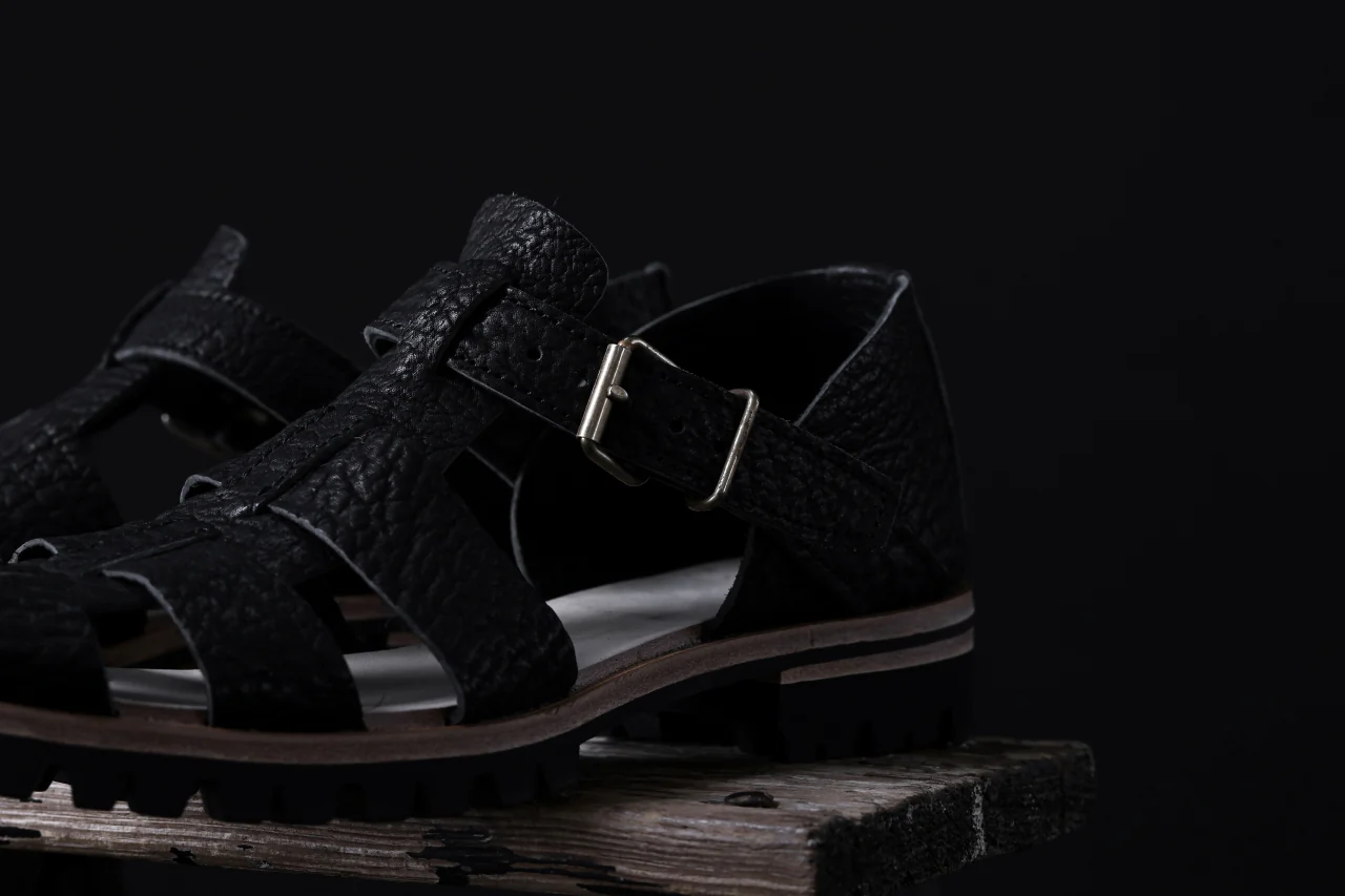 ierib gurkha shoes / kesennuma Shark (BLACK) - Image 60