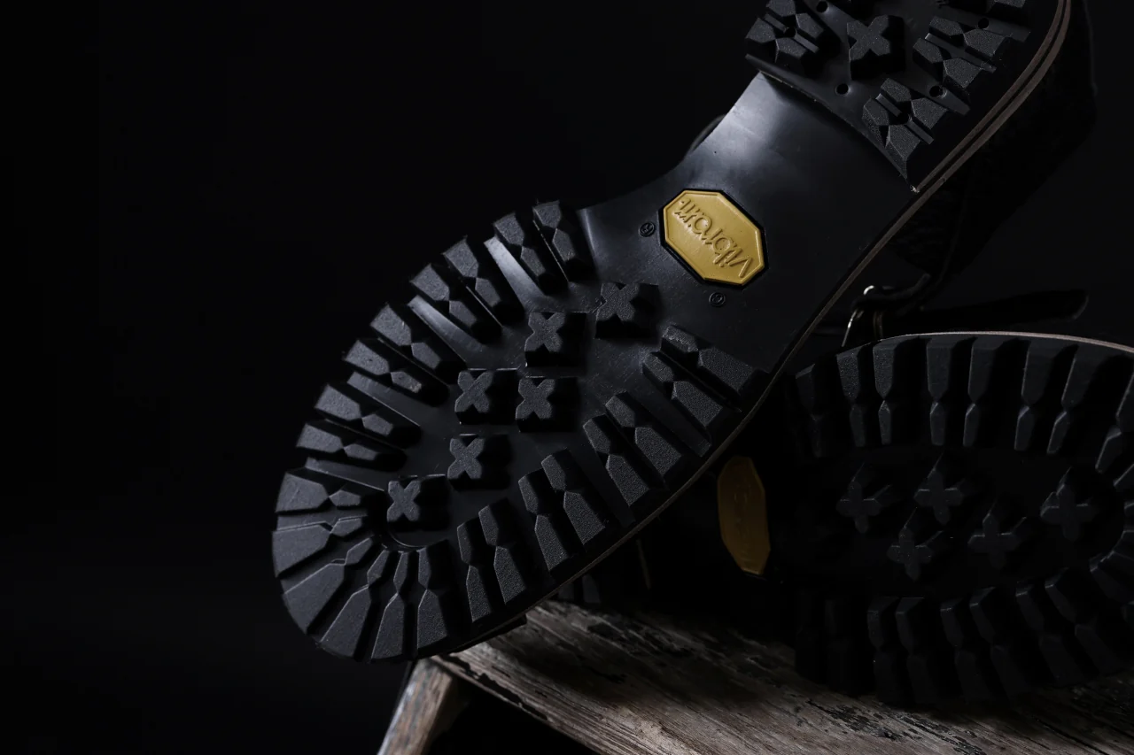 ierib gurkha shoes / kesennuma Shark (BLACK) - Image 61