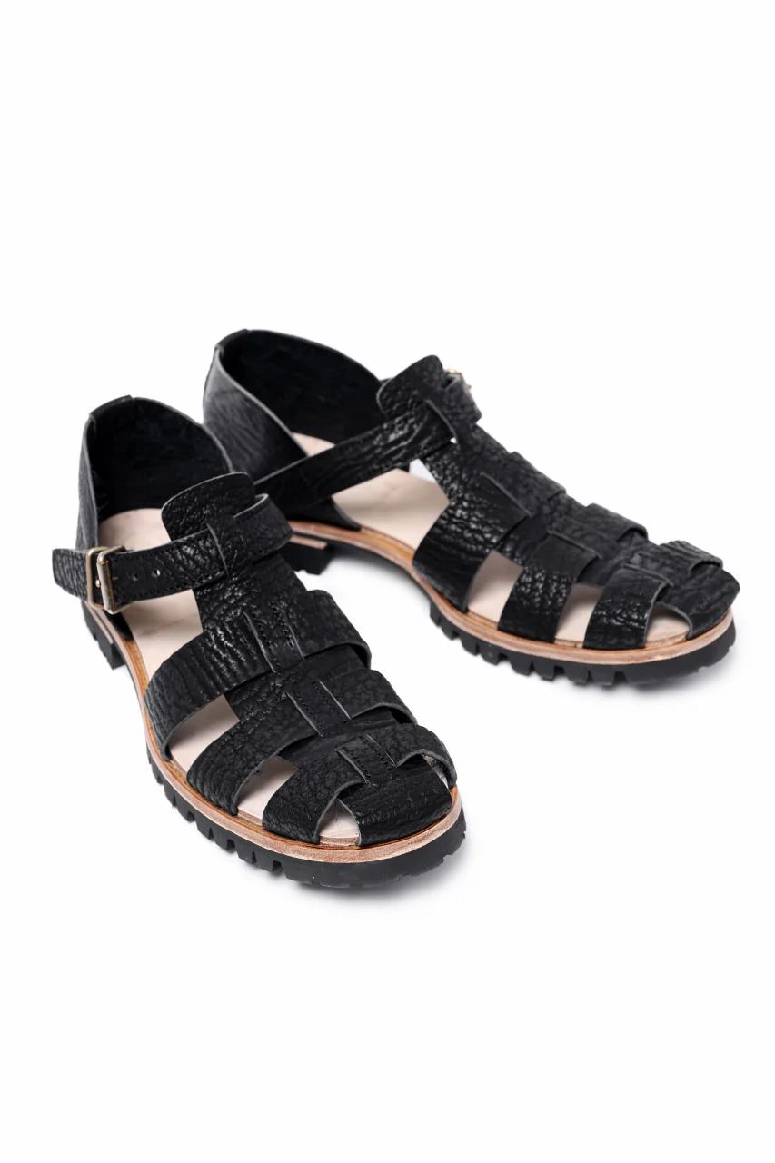 ierib gurkha shoes / kesennuma Shark (BLACK) - Image 8