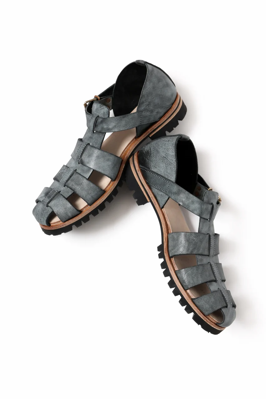 ierib gurkha shoes / White Waxy Horse Butt (BLACK) - Image 10