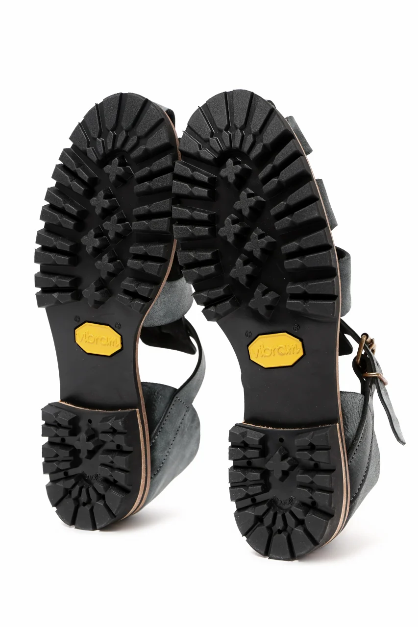 ierib gurkha shoes / White Waxy Horse Butt (BLACK) - Image 11