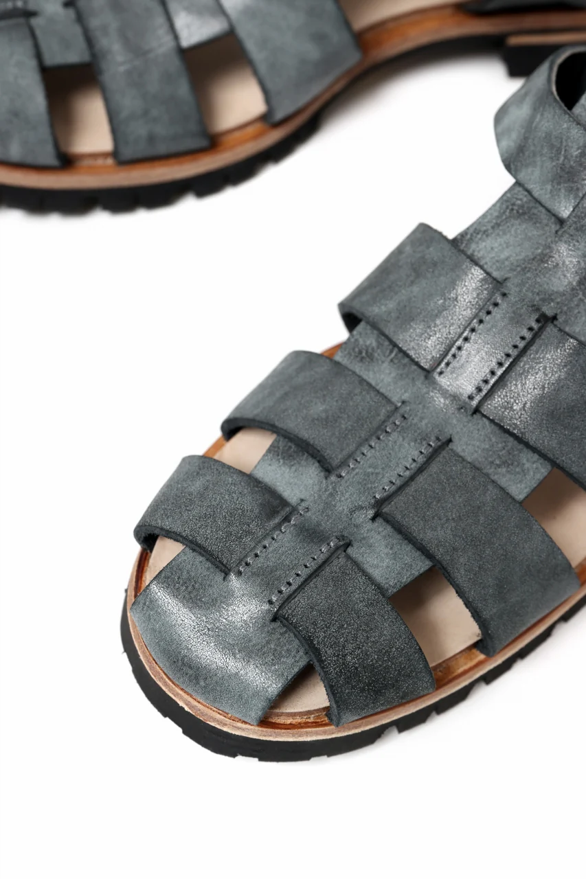 ierib gurkha shoes / White Waxy Horse Butt (BLACK) - Image 12