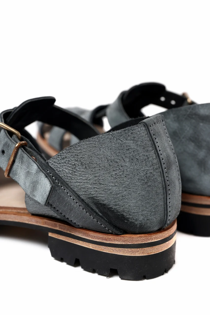 ierib gurkha shoes / White Waxy Horse Butt (BLACK) - Image 17