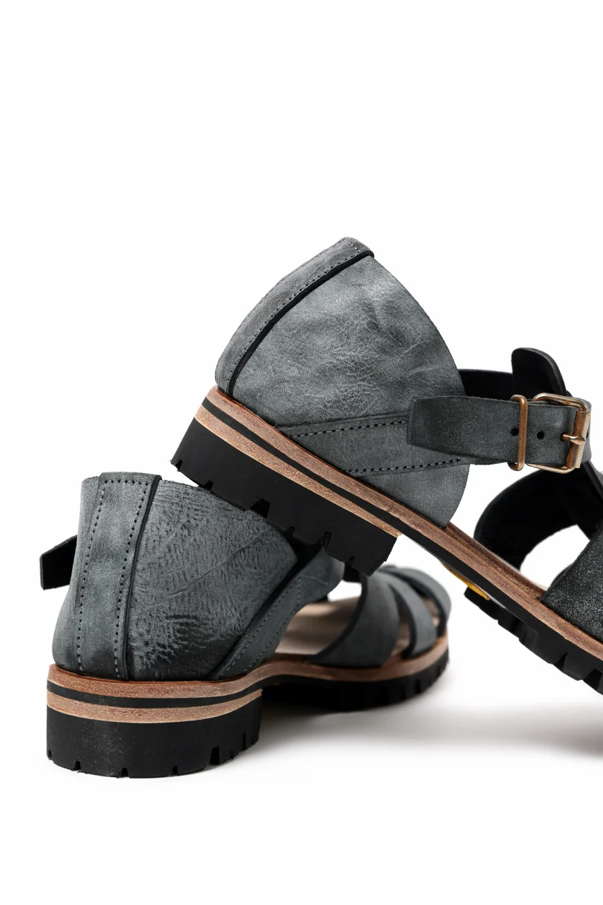 ierib gurkha shoes / White Waxy Horse Butt (BLACK) - Image 19
