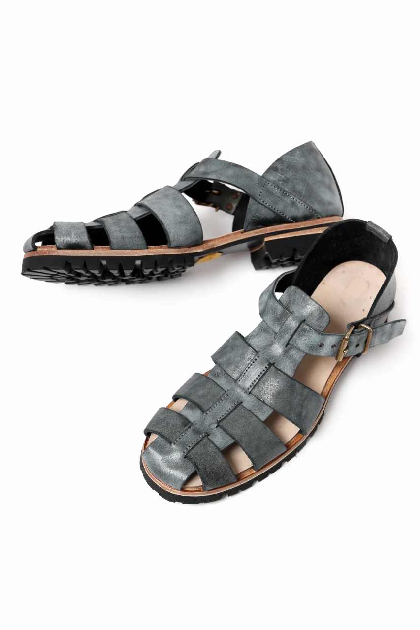 ierib gurkha shoes / White Waxy Horse Butt (BLACK) - Image 2
