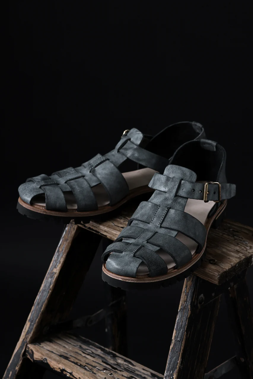 ierib gurkha shoes / White Waxy Horse Butt (BLACK) - Image 27