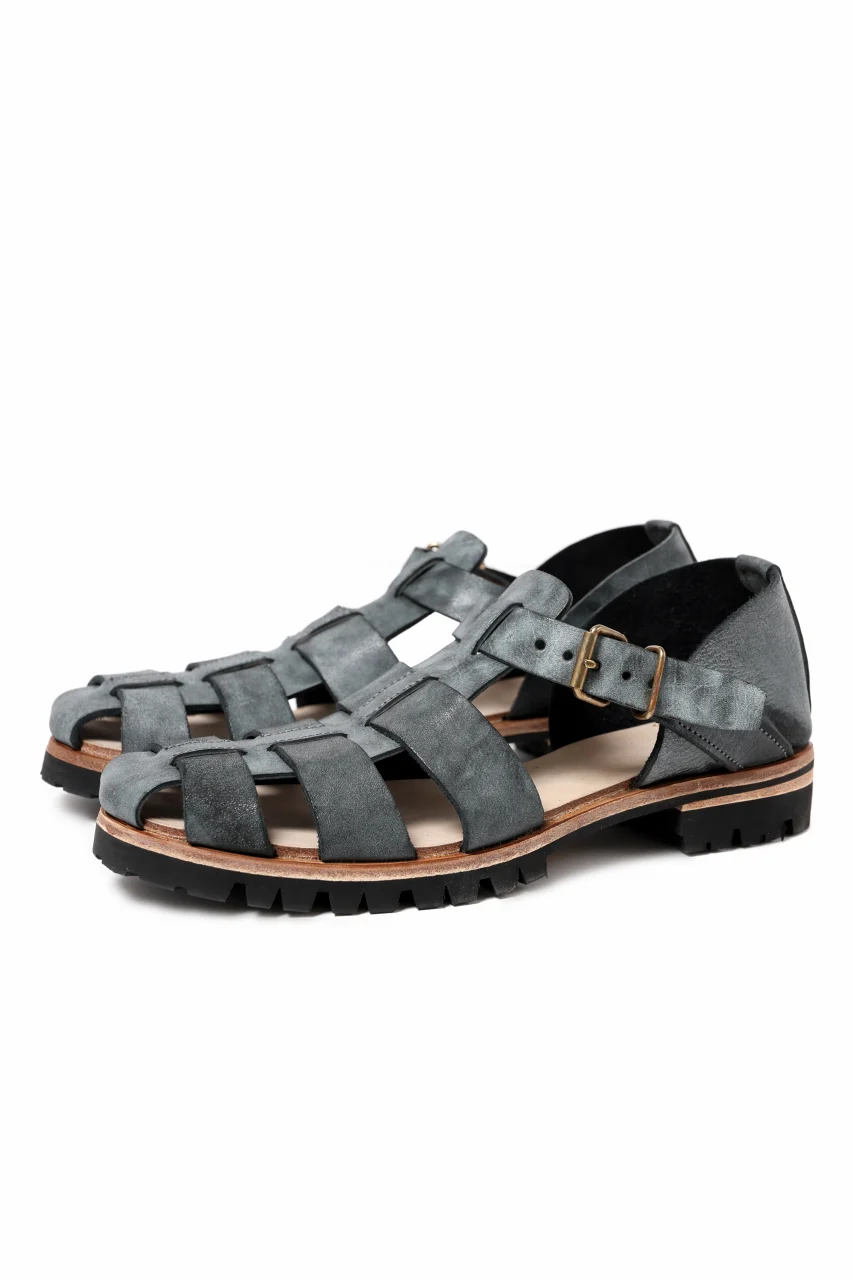 ierib gurkha shoes / White Waxy Horse Butt (BLACK) - Image 4