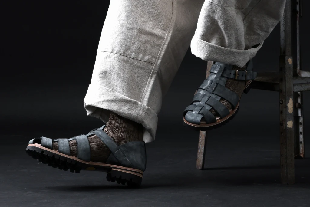 ierib gurkha shoes / White Waxy Horse Butt (BLACK) - Image 47