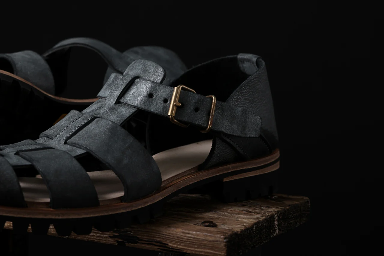 ierib gurkha shoes / White Waxy Horse Butt (BLACK) - Image 49