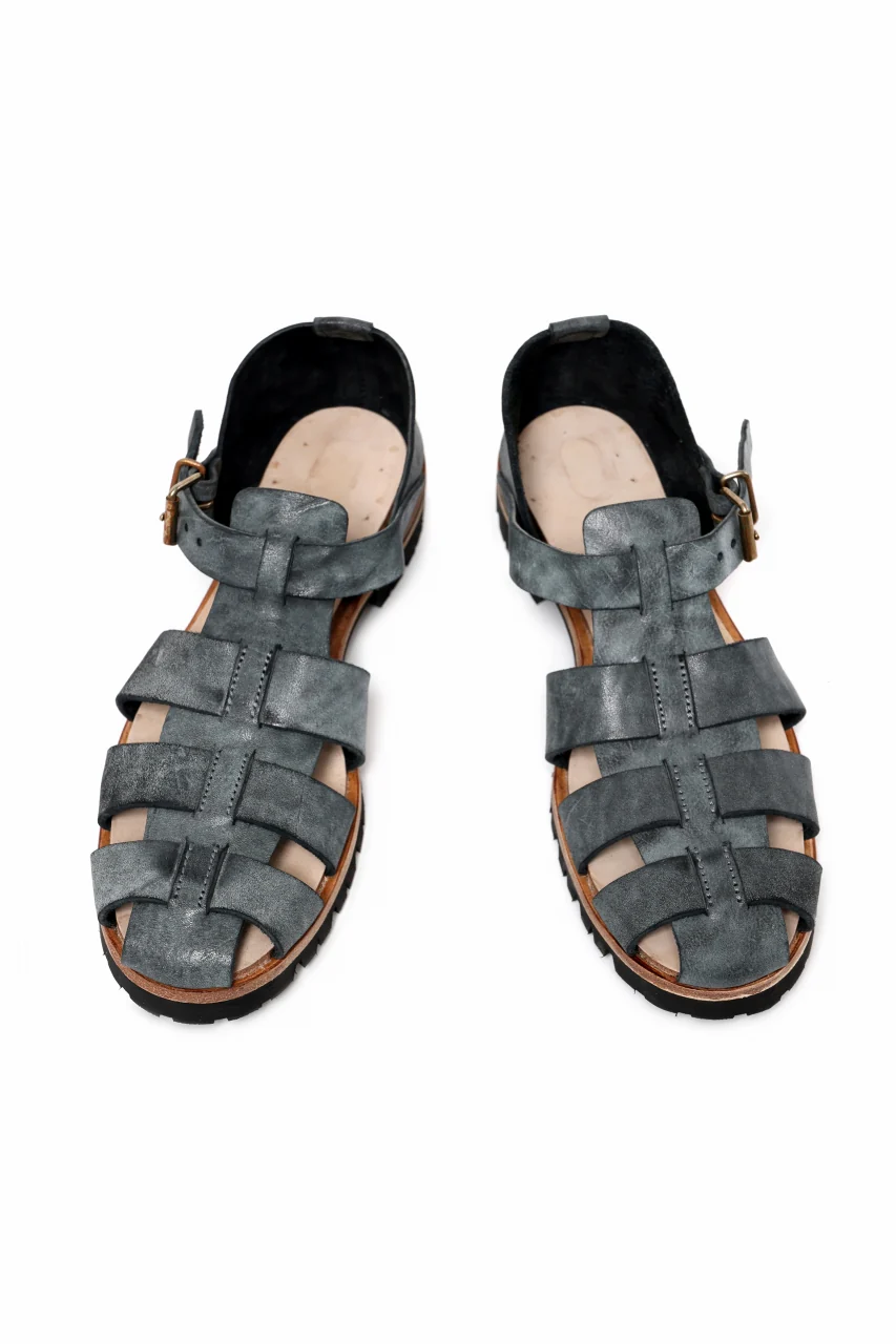 ierib gurkha shoes / White Waxy Horse Butt (BLACK) - Image 5