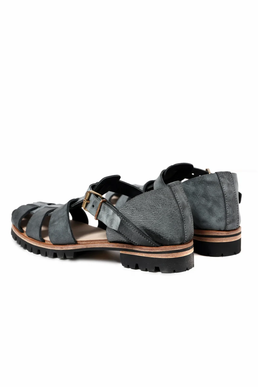 ierib gurkha shoes / White Waxy Horse Butt (BLACK) - Image 7