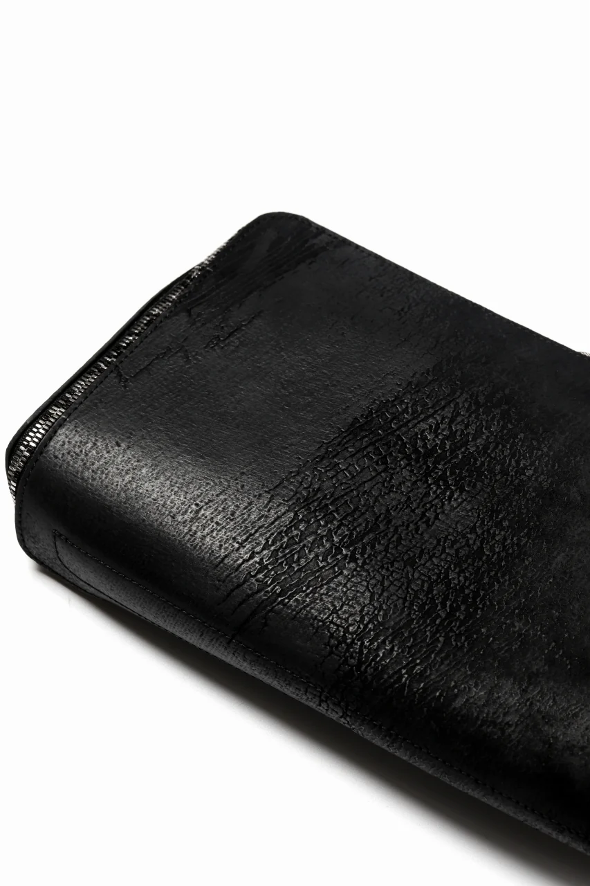 ierib "Last Number" onepiece clutch-bag / waxy JP culatta (BLACK) - Image 14