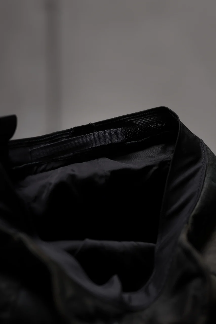 ierib Leather Casquette / Lamb Suede (BLACK) - Image 36