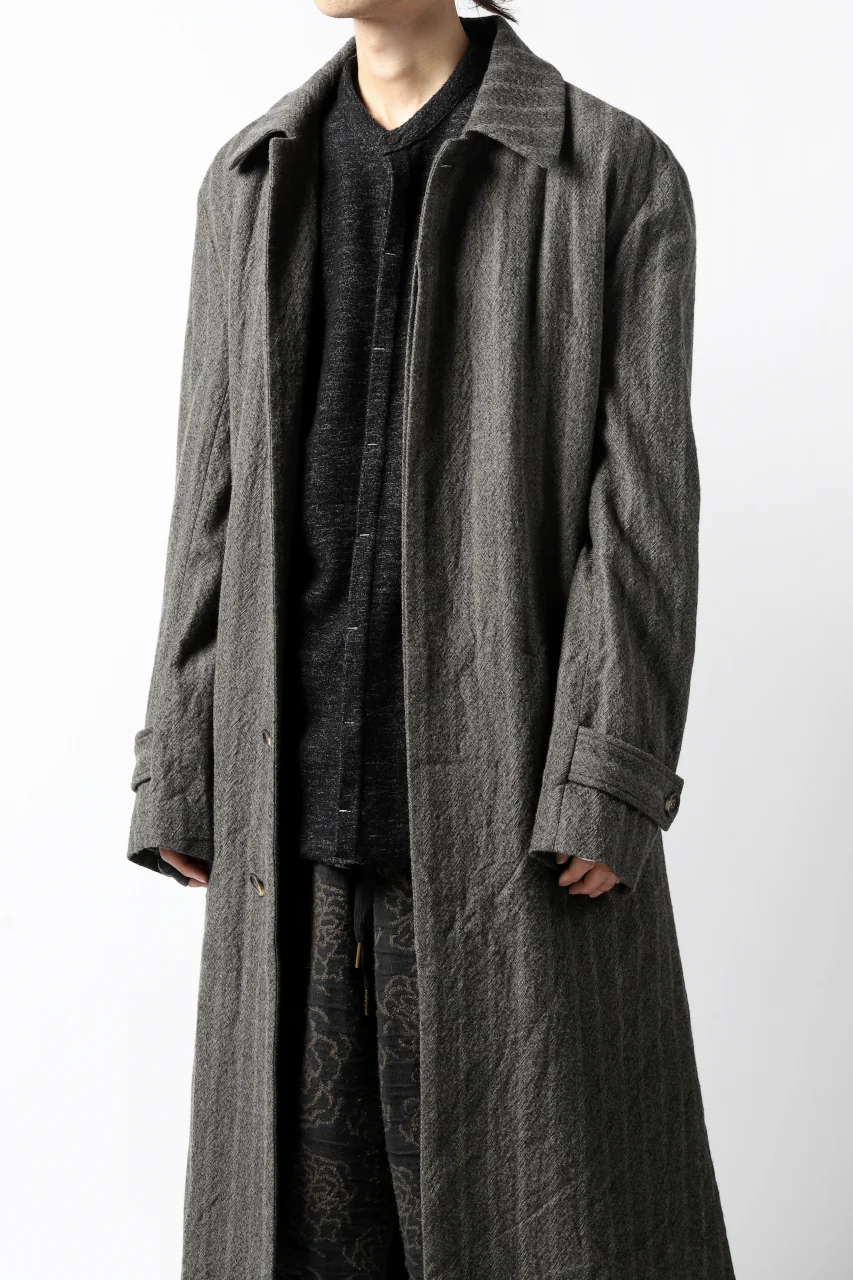 ierib MINIMAL SHIRT / COMPRESSED PILE KNIT (BLACK) - Image 31