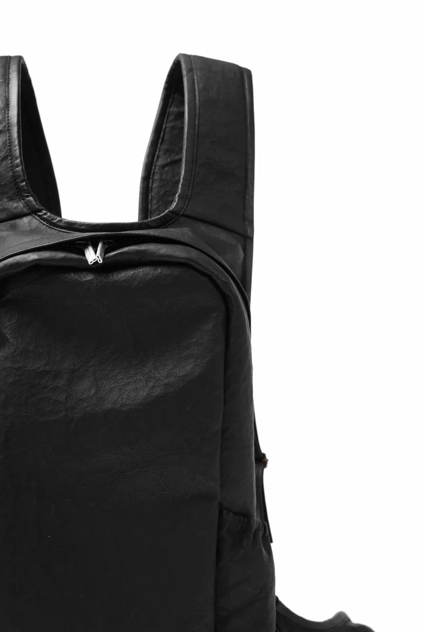 ierib NEW TRIO RUCKSACK / DYNEEMA Leather (BLACK) - Image 12