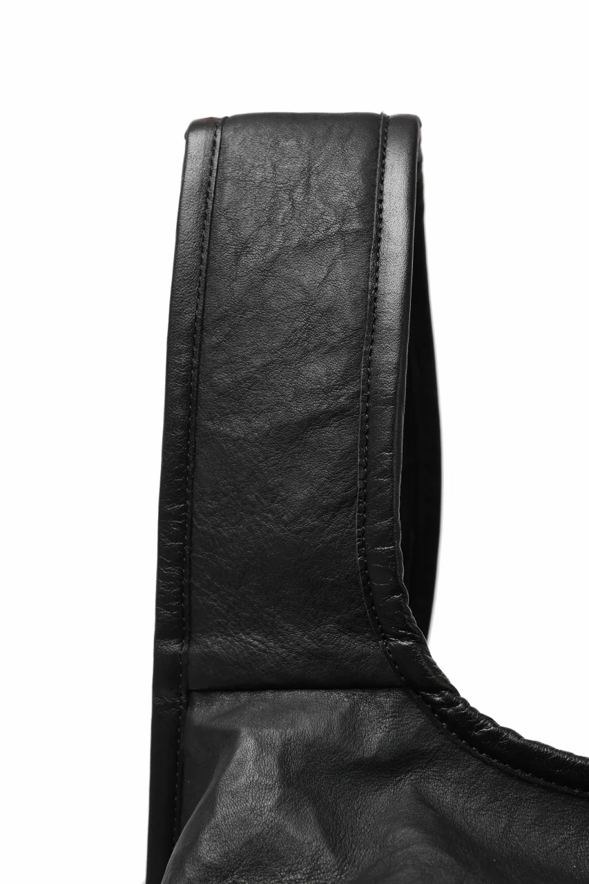 ierib NEW TRIO RUCKSACK / DYNEEMA Leather (BLACK) - Image 16